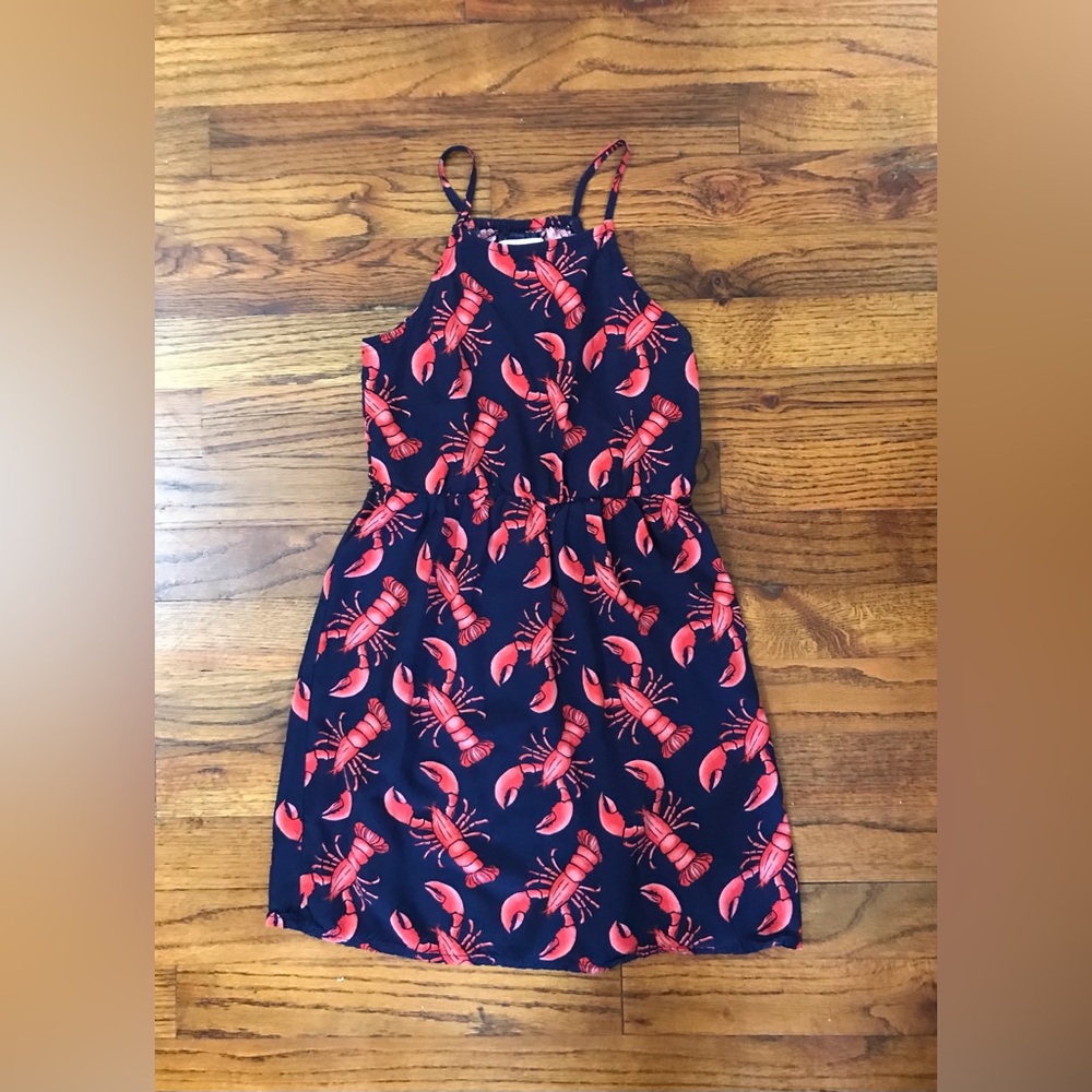 Girls Old Navy Crawfish Themed Dress NWOT
Waist Spaghetti Straps 
Small … - Picture 5 of 9